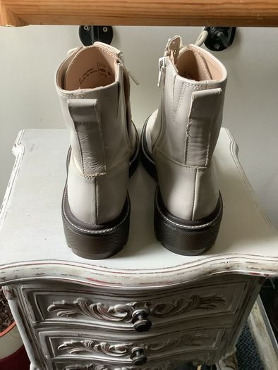 M&S real leather boots, new