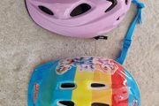 Bundle of 2 Kids Bike/Scooter Helmets (Paw Patrol &amp; Pink)