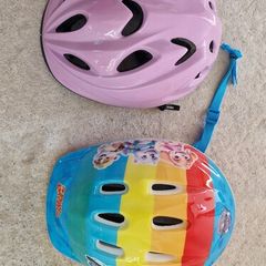 Bundle of 2 Kids Bike/Scooter Helmets (Paw Patrol & Pink)