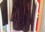 stunning new next brown fur coat size 20