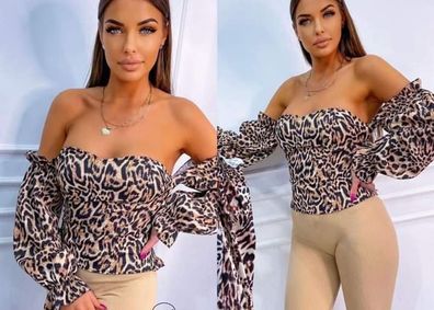 Spanish leopard blouse