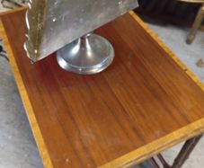 Vintage book pedestal