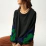 Fab Bohemela Black Sweatshirt Size XL Image 4