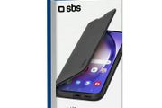 SBS Wallet Smooth Flip Case Black Fits Samsung A55, Samsung A55 5G