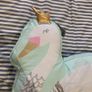 Decorative swan pillow Image 4