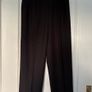 H&M Black Tailored Twill Trousers size uk 4/6 (32) Image 2