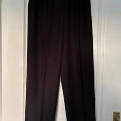 Black H&M Tailored Twill Trousers size uk 4/6 (32)