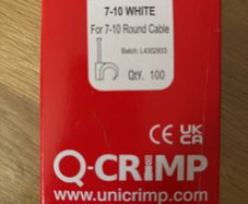 Q-Crimp 7-10mm White Crimps