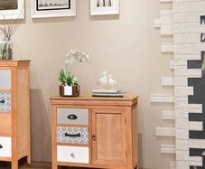 Sideboard 65x35x60 cm Solid Wood Eucalyptus