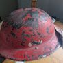 Ww2 Emergency Auxiliary Fire Service Helmet Image 4