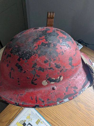 Ww2 Emergency Auxiliary Fire Service Helmet