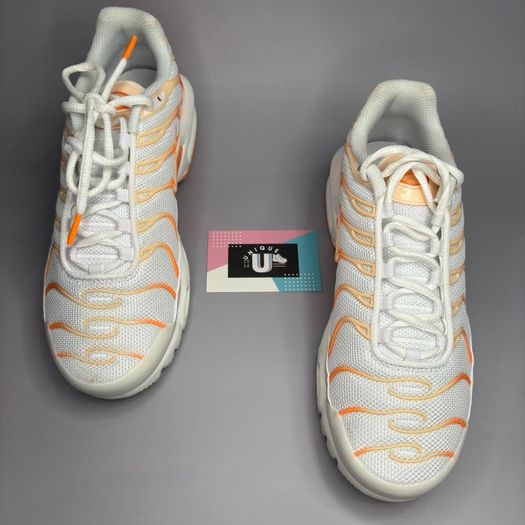 Premium Nike Air Max TN Plus Cream White Orange