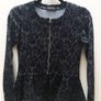 Brand New Savida Zip Up Peplum Top (Size: 8) Image 2