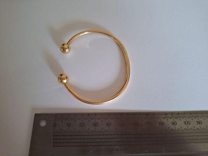 Gold Torc Bangle