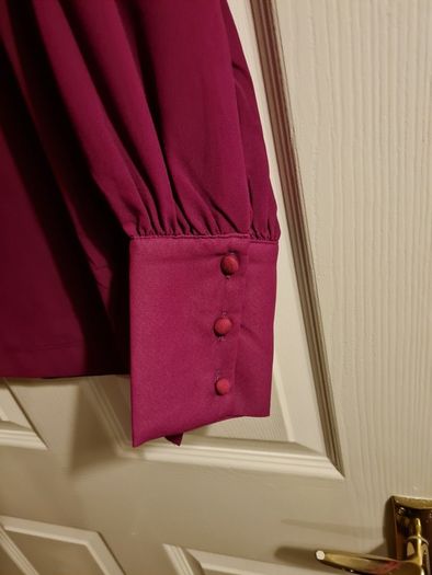 PLUS SIZE (22) NEXT Pink Chiffon Blouse. New