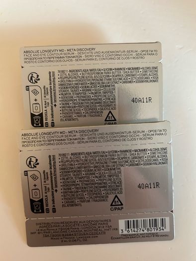 Lancome Absolue Longevity MD Reset Serum 2ml sample