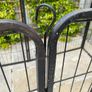 Black metal dog pen Image 3