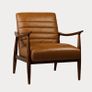 Leather Mid-Century Clarence Loungechair Image 3