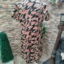 Vintage 70s Retro Shirt dress with dagger collar UK 12 Postage Included Image 6
