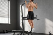 Multifunction Power Tower with Adjustable Weight Bench
