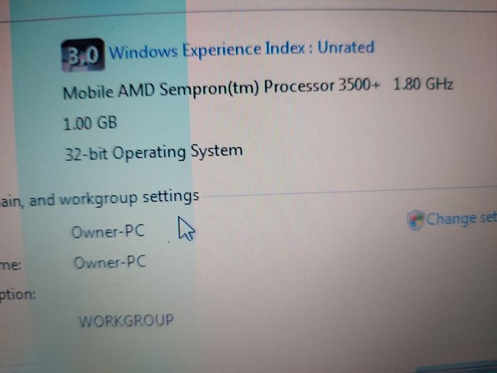 Vintage Dell Inspiron 1501, Mobile AMD Sempron Processor 3500 +, 1.8GHz, 1GB Ram, 120GB HDD, Windows 7, Chrome, Opera, Firefox and VLC