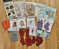 Big BUNDLE of craft stuff, STAMPS & Cutting plates. NEW & Used