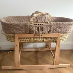 Moses Basket - The Little Green Sheep