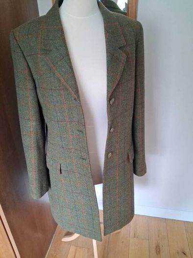 Alan Paine of London New Unworn Ladies Green Wool Coat