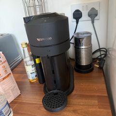 nespresso coffee machine and frother