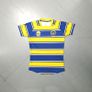Old Ruts FC (S) Player Issue Rugby Jersey  Raging Bull Shirt  Yellow Blue Small Image 2