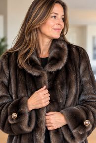 Norwich Fur Co  - Genuine Mink Fur Coat