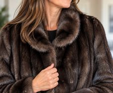 Norwich Fur Co  - Genuine Mink Fur Coat