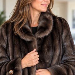 Norwich Fur Co  - Genuine Mink Fur Coat