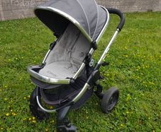 icandy pram in grey