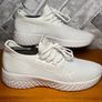 French Connection Ladies/Mens/Unisex FCUK White Canvas Cloud Trainers UK7 EUR41 Image 3