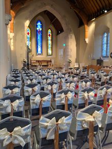 Wedding Chair Sashes.