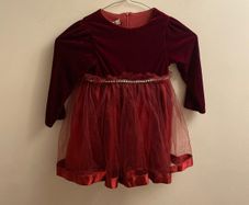 Juliet wine dress (age 3)