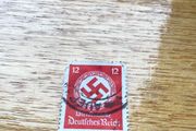 Genuine WW2 German 3rd Reich Stamp - Swastika
