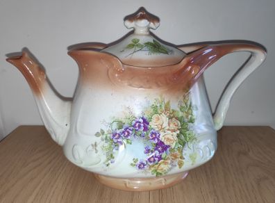 WM Adams & Co, England Crown  Semi - Porcelain  tea/coffee pot