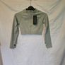 Astoria Activewear Green Zip Up Cropped Jumper Image 4
