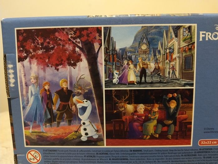 Disney Frozen 2 Jigsaw Puzzles X 3