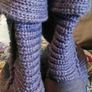 genuine purple knit ugg boots Image 2