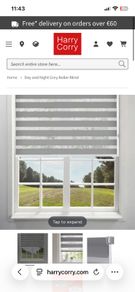 Harry Corry Day & Night Roller blind 150cm
