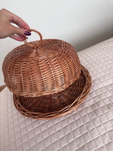 Round Basket With Lid