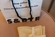 4 slub cotton coasters from Meadows &amp;Byrne