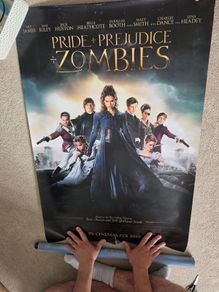 Pride and Prejudice and Zombies original cinema poster