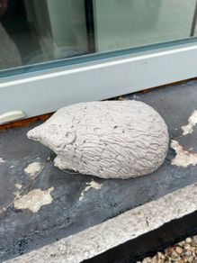 Cast Stone Hedgehog Garden Ornament
