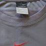 Nike Mens SPHERE DRY Running T-Shirt Large Grey & Orange Image 2