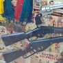 Very Large Old Collectors Toy Gun Display, this has to be Collected as is very big and has glass front., Image 6