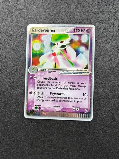Gardevoir ex vintage pokemon card